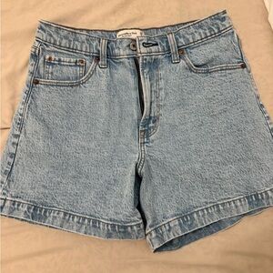 Abercrombie & Fitch Light Blue Jean Shorts